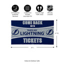 28" x 16" PVC Trapper Mat, Come Back with Tickets, Tampa Bay Lightning