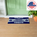 28" x 16" PVC Trapper Mat, Come Back with Tickets, Toronto Maple Leafs