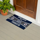 28" x 16" PVC Trapper Mat, Come Back with Tickets, Winnipeg Jets