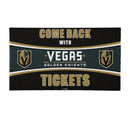 28" x 16" PVC Trapper Mat, Come Back with Tickets, Vegas Golden Knights