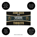 28" x 16" PVC Trapper Mat, Come Back with Tickets, Vegas Golden Knights
