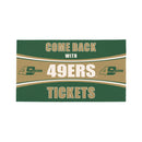 28" x 16" PVC Trapper Mat, Come Back with Tickets, University of North Carolina/Charlotte