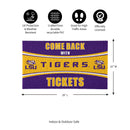 28" x 16" PVC Trapper Mat, Come Back with Tickets, Louisiana State University