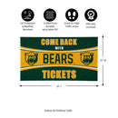 28" x 16" PVC Trapper Mat, Come Back with Tickets, Baylor University