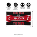 28" x 16" PVC Trapper Mat, Come Back with Tickets, University of Cincinnati