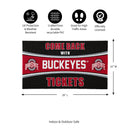 28" x 16" PVC Trapper Mat, Come Back with Tickets, Ohio State University