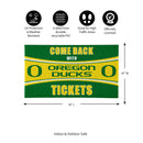 28" x 16" PVC Trapper Mat, Come Back with Tickets, University of Oregon