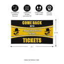 28" x 16" PVC Trapper Mat, Come Back with Tickets, Appalachian State University