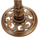 Solar Plastic Bird Bath, Bird on Branch Gold Finish
