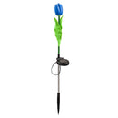 Solar Artificial Floral Garden Stake, 3 ASST, 12PC CDU