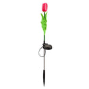 Solar Artificial Floral Garden Stake, 3 ASST, 12PC CDU