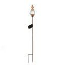 33"H Solar Garden Stake with Bronze Orb Gazing Ball,2sp7300