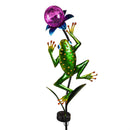 Leaping Frog Solar Garden Stake, 2 Asst, 6 of Each, 12 Piece CDU