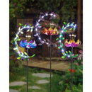 42" Floral Solar Garden Stake, 3 Asst, 4 of Each, 12 Piece CDU