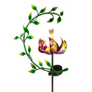 42" Floral Solar Garden Stake, 3 Asst, 4 of Each, 12 Piece CDU