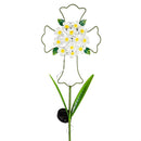 36" Solar Floral Memorial Garden Stake, 3 Asst, 4 of each, 12 Piece CDU