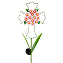 36" Solar Floral Memorial Garden Stake, 3 Asst, 4 of each, 12 Piece CDU