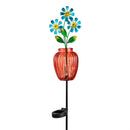 39.5" Flower Solar Garden Stake, 3 Asst, 4 of Each, 12 Piece CDU