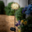 Cottage Garden Stake, Solar Dandelion with Metal Display, 25.5"H, 12 Pc