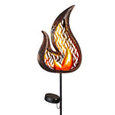 35.5"Flame Solar Garden Stake, Ember