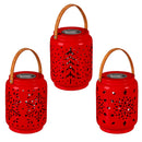 Pierced Christmas Icon Solar Lanterns, 3 ASST