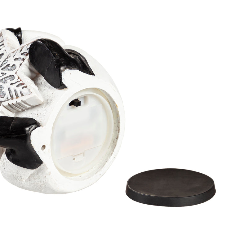 Holiday Statue w/ LED Snowflake- SNOWMAN,2sp8060