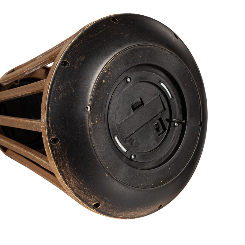 Caged Candle Holder Solar Lantern 2 ASST