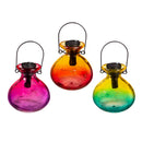 5"H Solar Lantern, Ombre Art Glass, In CDU