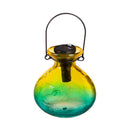 5"H Solar Lantern, Ombre Art Glass, In CDU