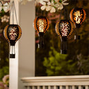 Pollinator Garden Outdoor Lamp & Lighting, Light Casting Solar Balloon Lanterns, Asst of
