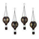 Pollinator Garden Outdoor Lamp & Lighting, Light Casting Solar Balloon Lanterns, Asst of