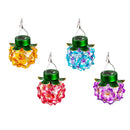 8"H Solar Lantern, Mini Hanging Flower, In CDU