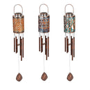 Multi-Color Solar Lantern Wind Chime, Set of 3