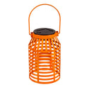 6"H Solar Lantern, Caged Design, In CDU