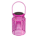 6"H Solar Lantern, Caged Design, In CDU