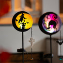 36"H Solar Garden Stake, Haunted House, In CDU