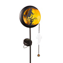 36"H Solar Garden Stake, Haunted House, In CDU