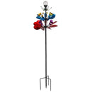 75" Solar Tiered Colorful Spinner
