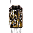 Evergreen Wind,Lasercut Solar Metal Windchime,4.7x4.7x36.6 Inches