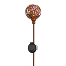 Cottage Garden Stake, Solar Flower Orb, 36", CDU