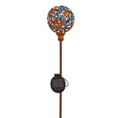 Cottage Garden Stake, Solar Flower Orb, 36", CDU