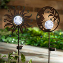 Spinning Celestial Solar Garden Stake, 36"H