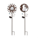 Spinning Celestial Solar Garden Stake, 36"H
