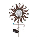 Spinning Celestial Solar Garden Stake, 36"H