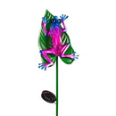 Pollinator Garden Stake, Solar Frog, 39", CDU