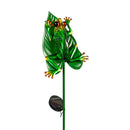 Pollinator Garden Stake, Solar Frog, 39", CDU