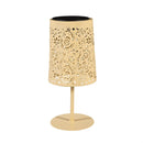 What She Shed Outdoor Lamp & Lighting, Table Top Metal Solar Lantern