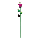 Cottage Garden Stake, Glass Solar Tulip, 25", CDU