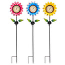 What She Shed Garden Stake, Solar Flower Thermometer, 36", CDU