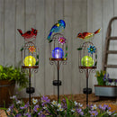 What She Shed Garden Stake, Solar Bird House, 36", CDU